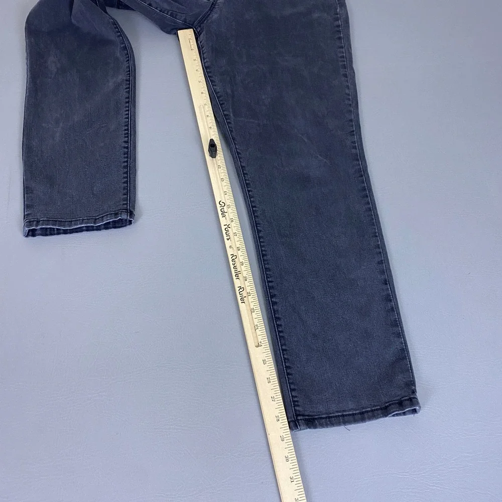 Croft & Barrow Jeggings Pull On Womens Size 18 Gray Straight Leg Denim High Rise